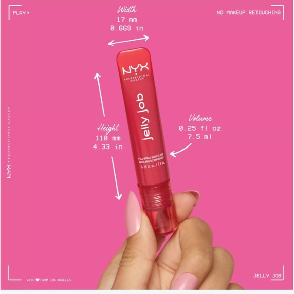 NYX Jelly Job Lip Gloss (Jelly Blushing) - Picture 4 of 6